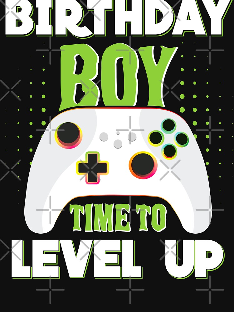 Birthday Boy Time To Level Up Controller by SamuraiGaming