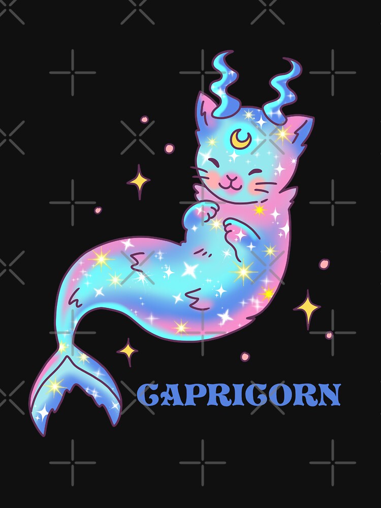 Zodiac Cat - Capricorn by nukartDesigns
