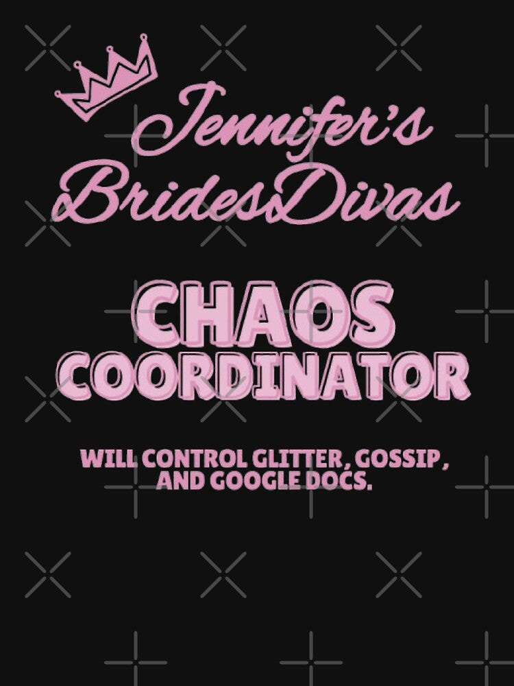 BridesDivas Series: "The Chaos Coordinator" in Romantic Floral by Inktypolis