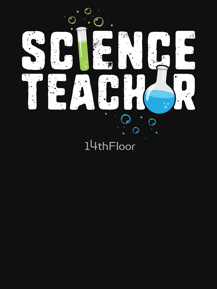 Science Teacher T-Shirt Back to School Chemistry Beaker by 14thFloor