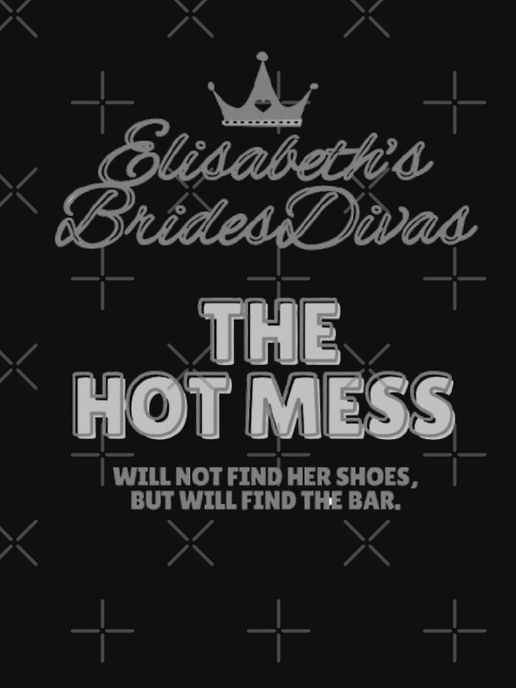 BridesDivas Series: "The Hot Mess" in Silver Sparkle by Inktypolis