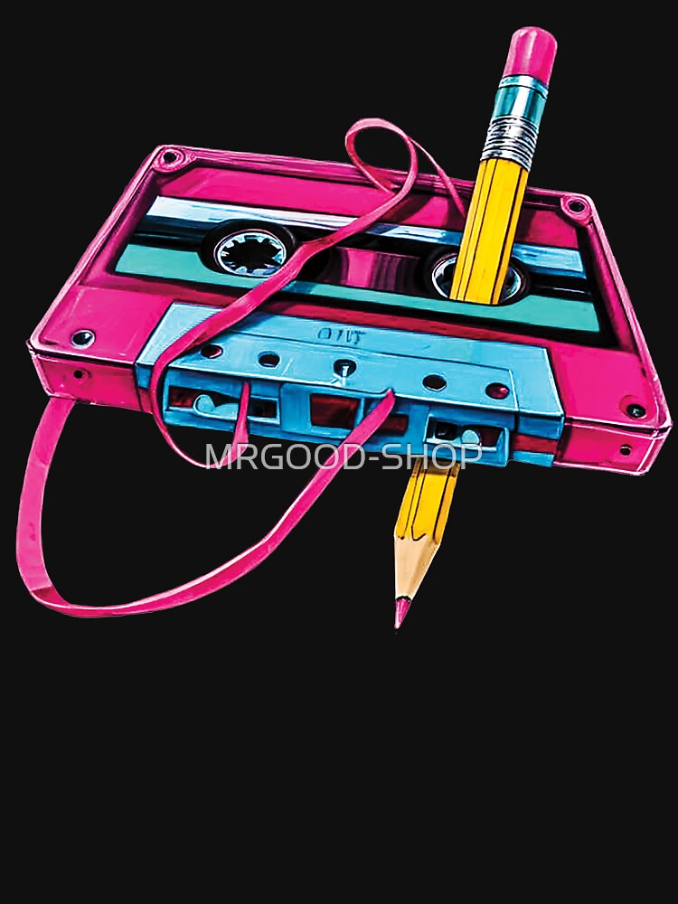 RETRO CASSETTE MUSIC TAPE by MRGOOD-SHOP