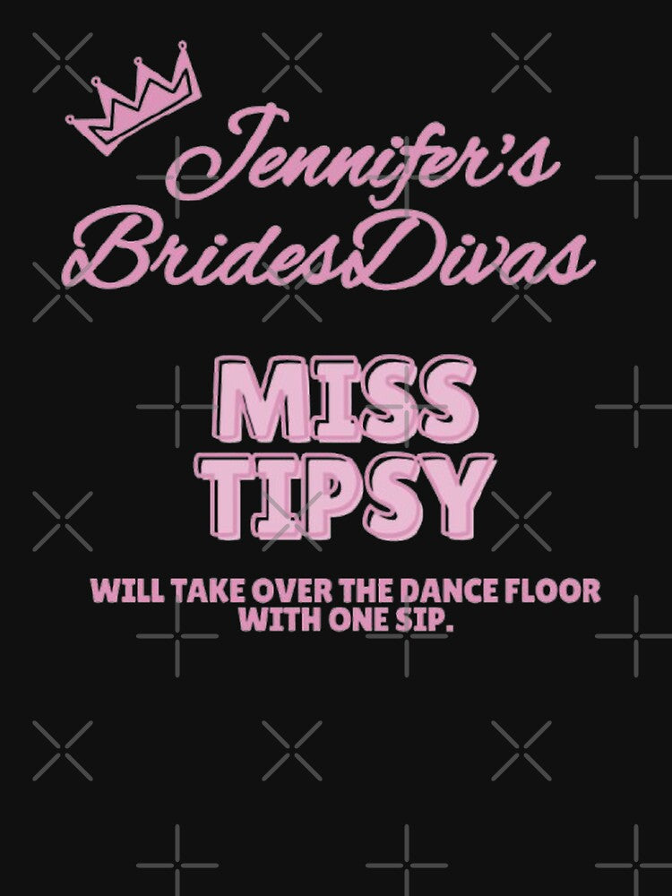 BridesDivas Series: "Miss Tipsy" in Romantic Floral by Inktypolis