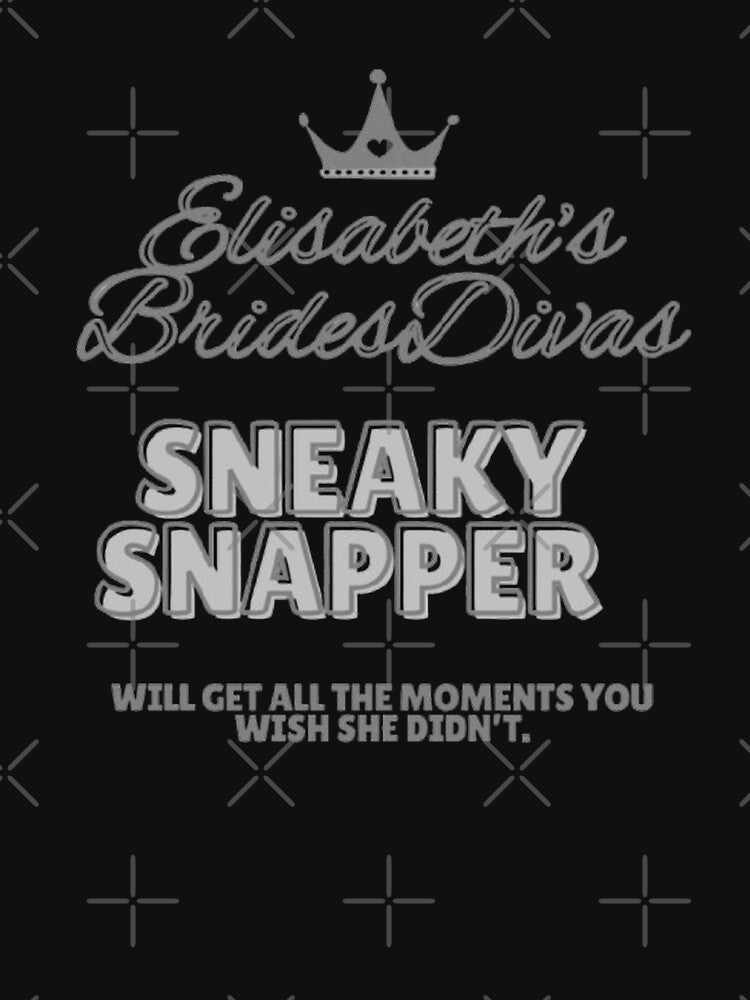 BridesDivas Series: "Sneaky Snapper" in Silver Sparkle by Inktypolis