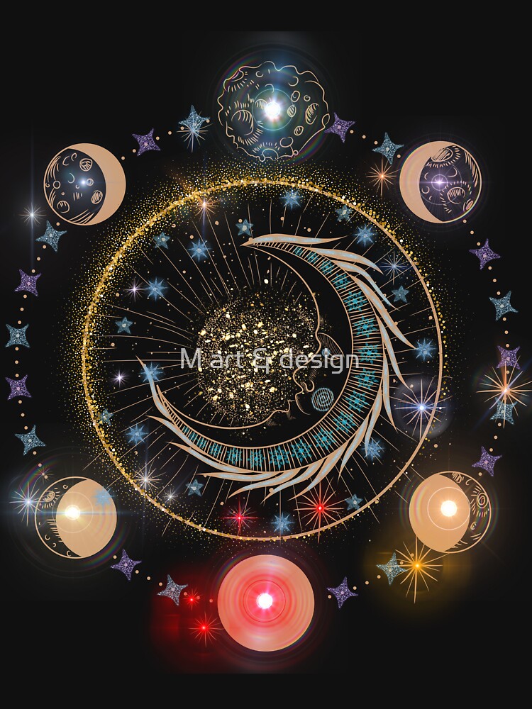 Moon and stars by M art & design