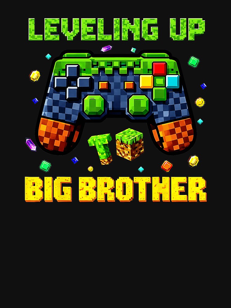 Leveling Up Big Brother Pixel Gaming Controller Retro Style by FGTV2021