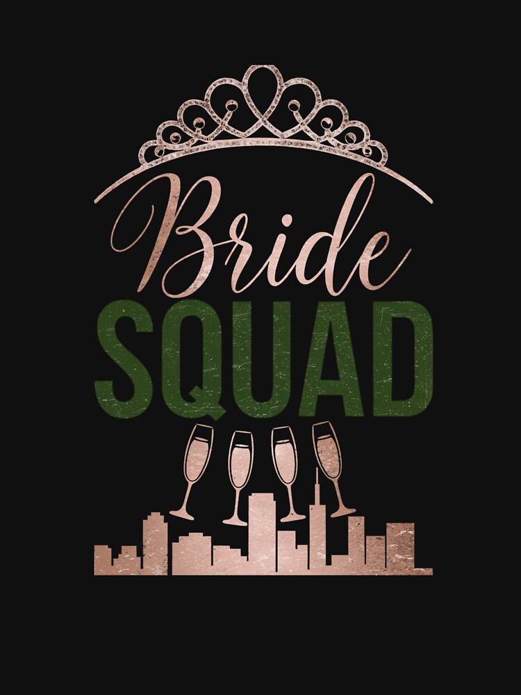 Bride Squad Design | Wedding Party Bachelorette Vibes by HustleBossLady247