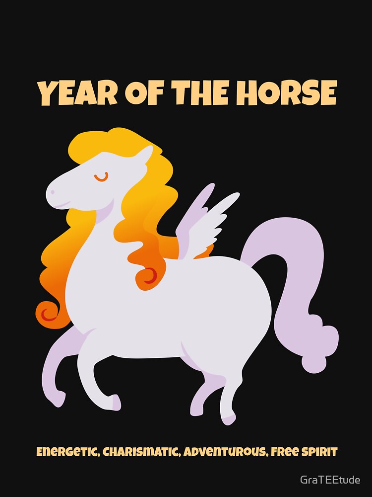 Year Of The Horse 马年 Happy New Year by GraTEEtude
