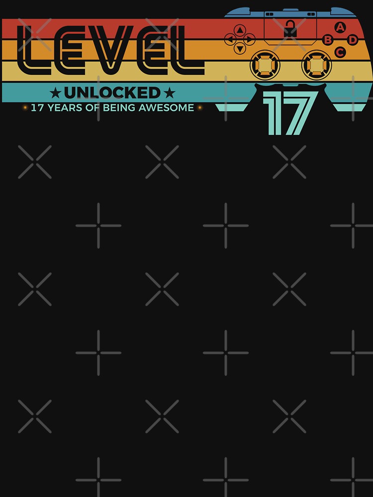 Level 17 Unlocked - 17 years old - 17th Birthday Gamer by NH2019