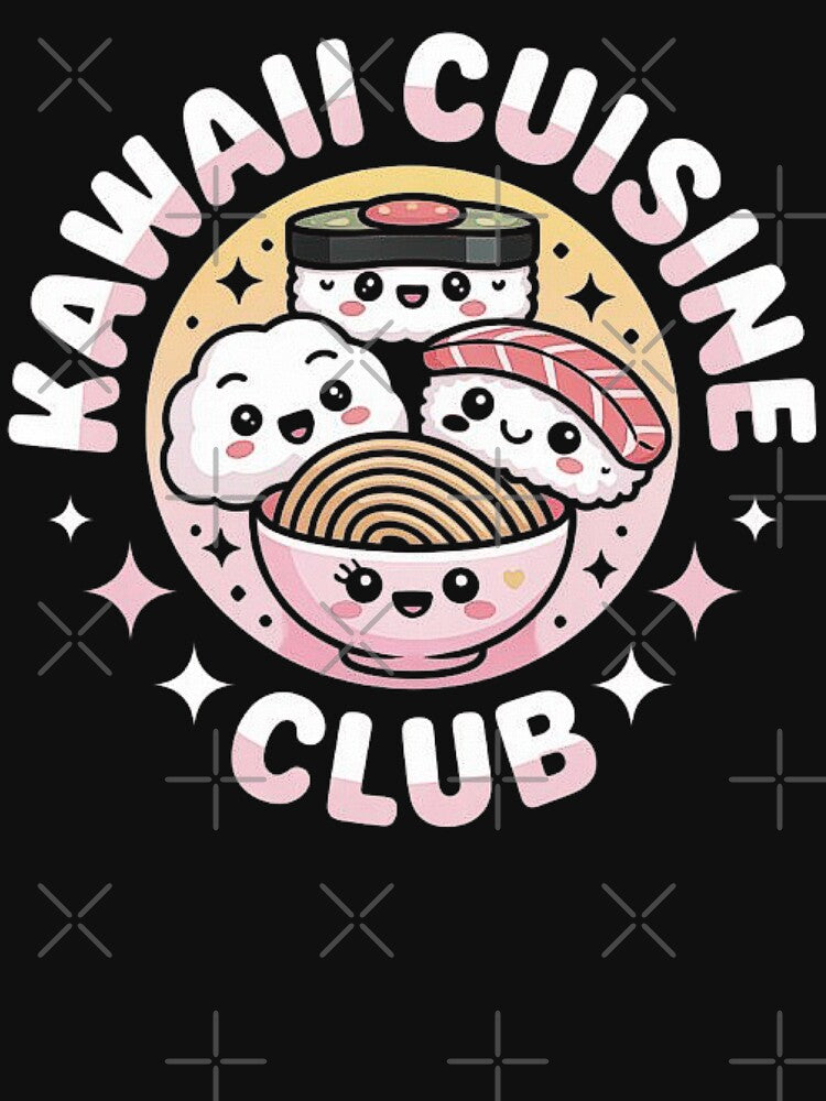 Kawaii Japanese Food Aesthetic – Cute Sushi, Ramen & Rice Bowl Art by love3617