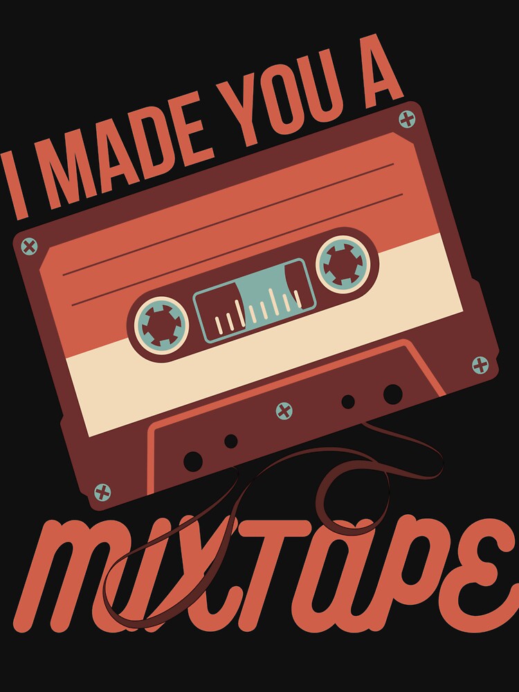 Cassette Tape Music Retro 80s I Made You A Mix Tape by perimitoous