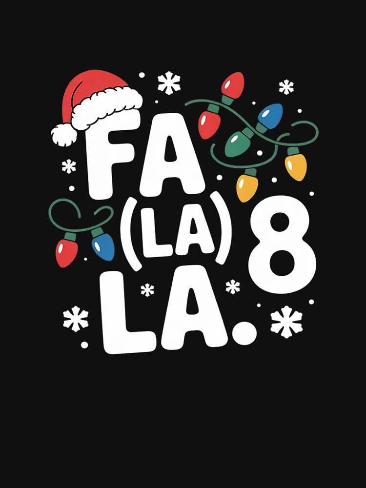 FA (LA)8 Christmas Santa Fa La Math Teacher Student by angolinnArt