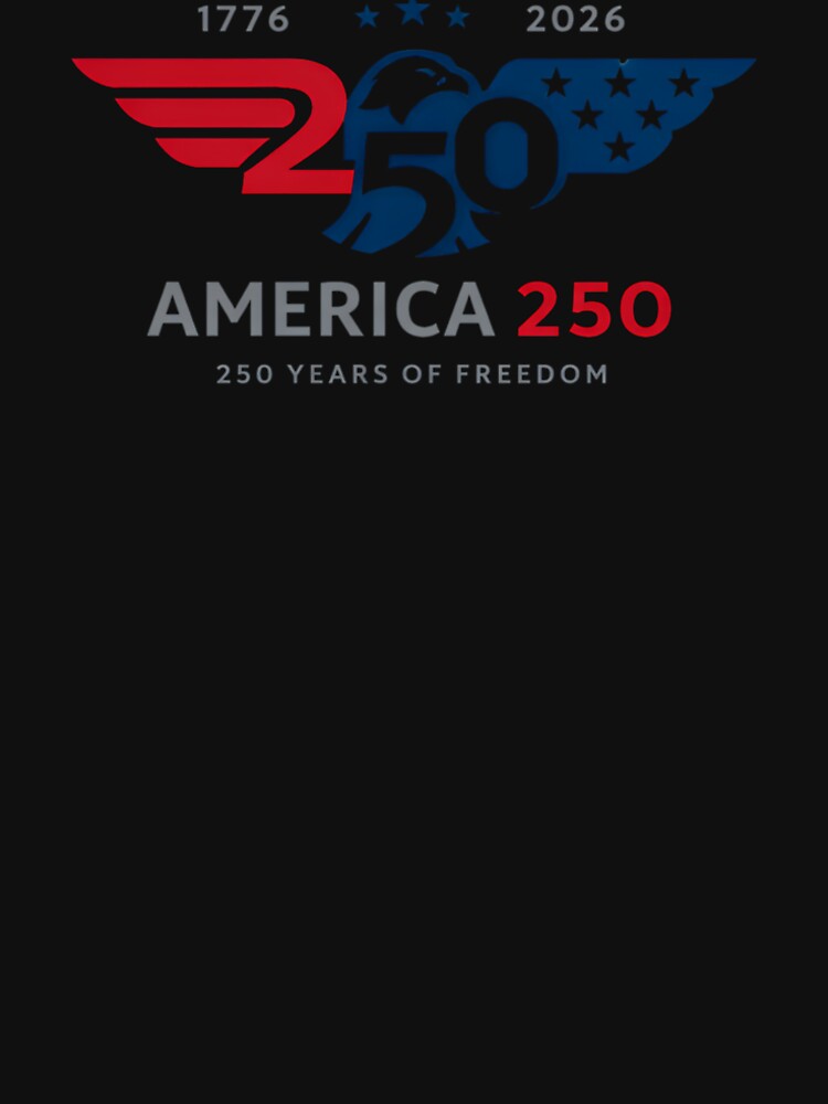 America 250 Years of Freedom 1776-2026 Patriotic Anniversary by ShopAndFun