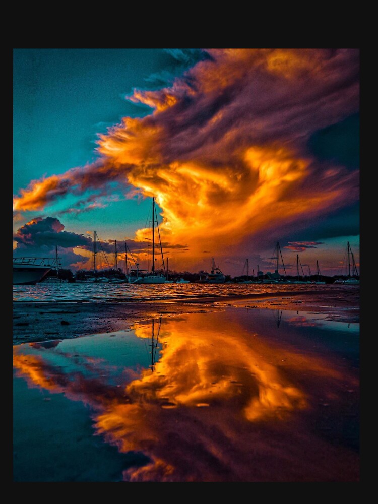 angry cloud by ocean-wave
