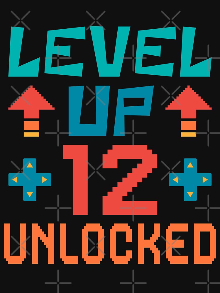 Level Up, 12 Unlocked. Retro by ACC