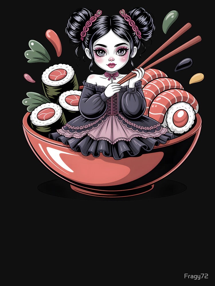 Sushi Goth Girl – Creepy Cute Served Fresh by Fragy72