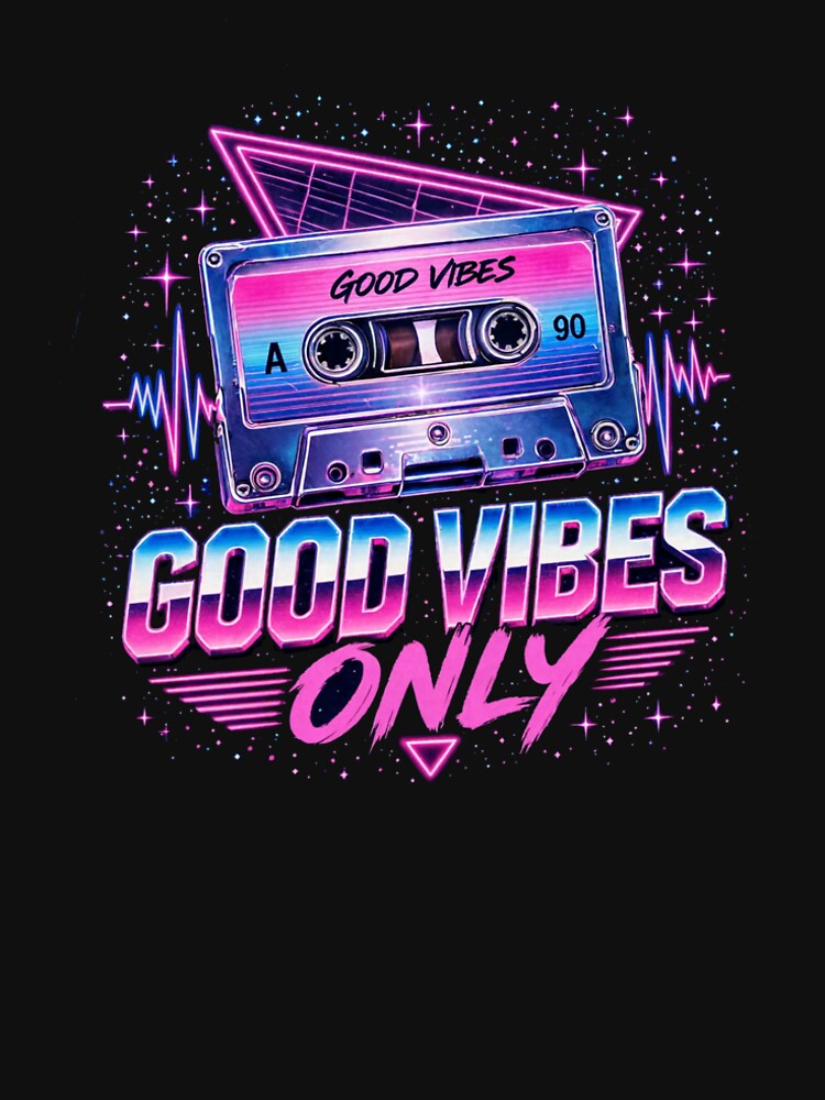 Synthwave Cassette Tee by Diapason-Art