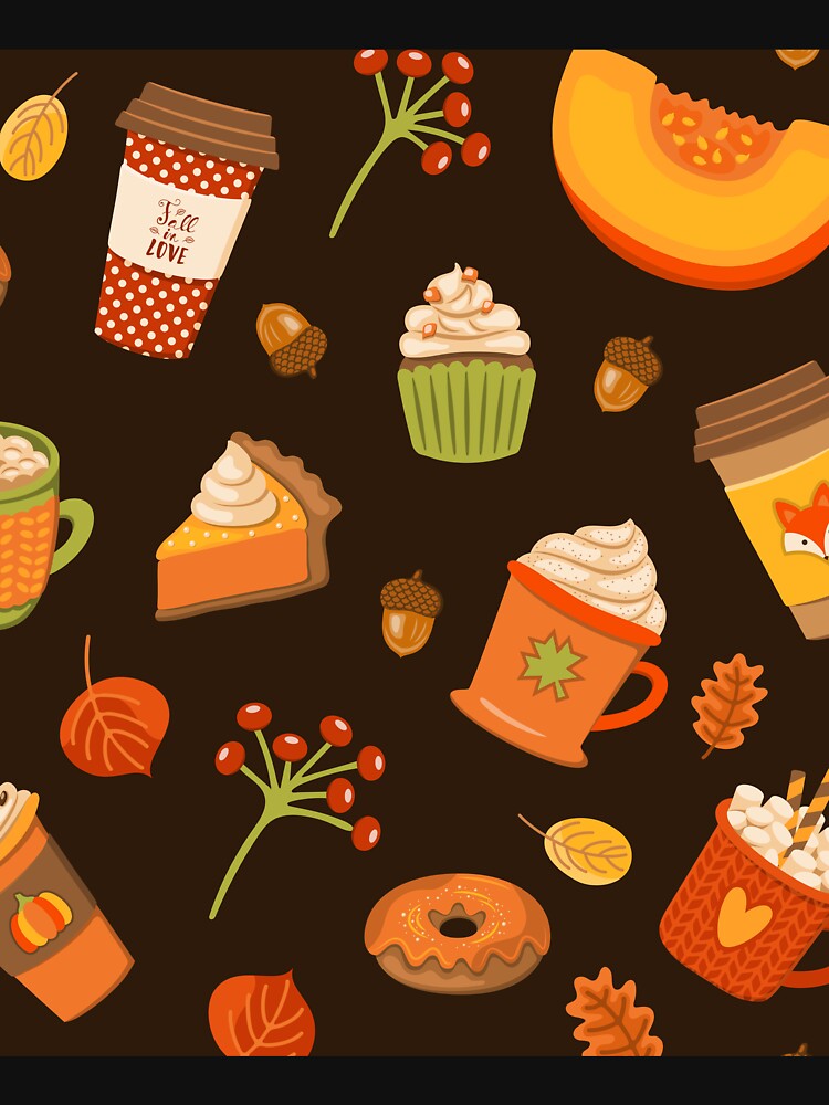 Pumpkin Spice Pattern by TheCatmeow2000