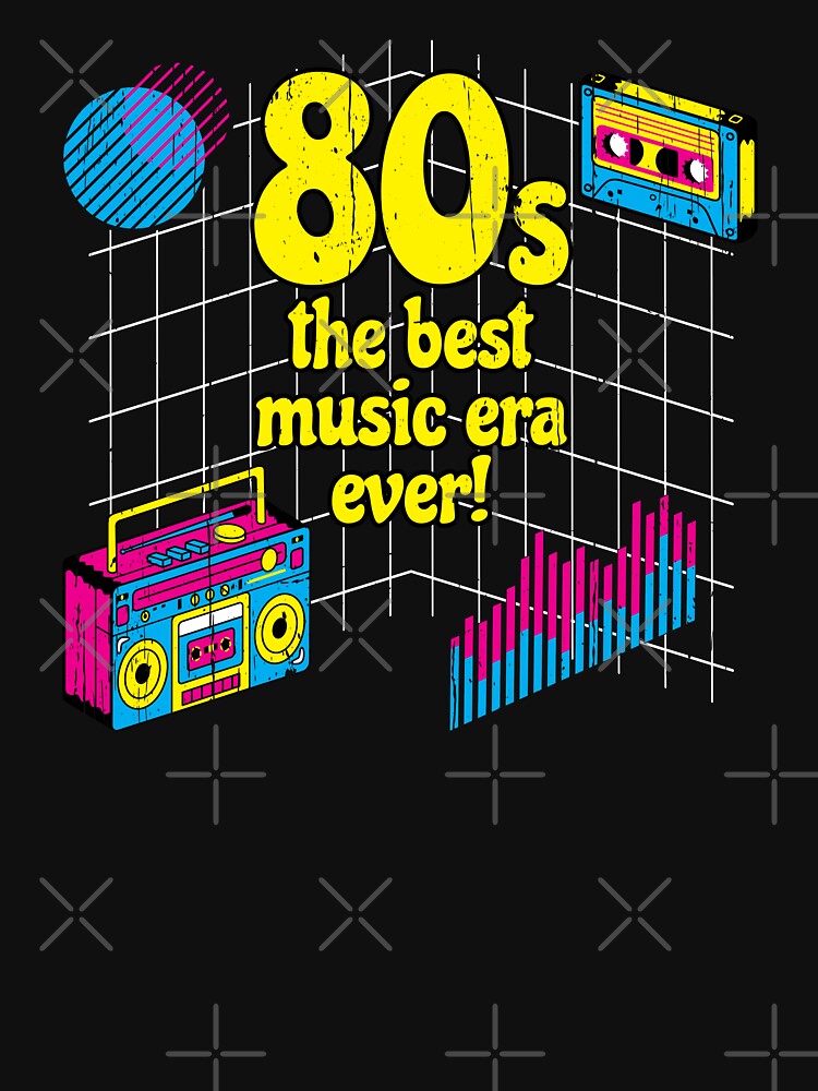Retro 80s: the best music era ever! by Happy Puppy Print On Demand