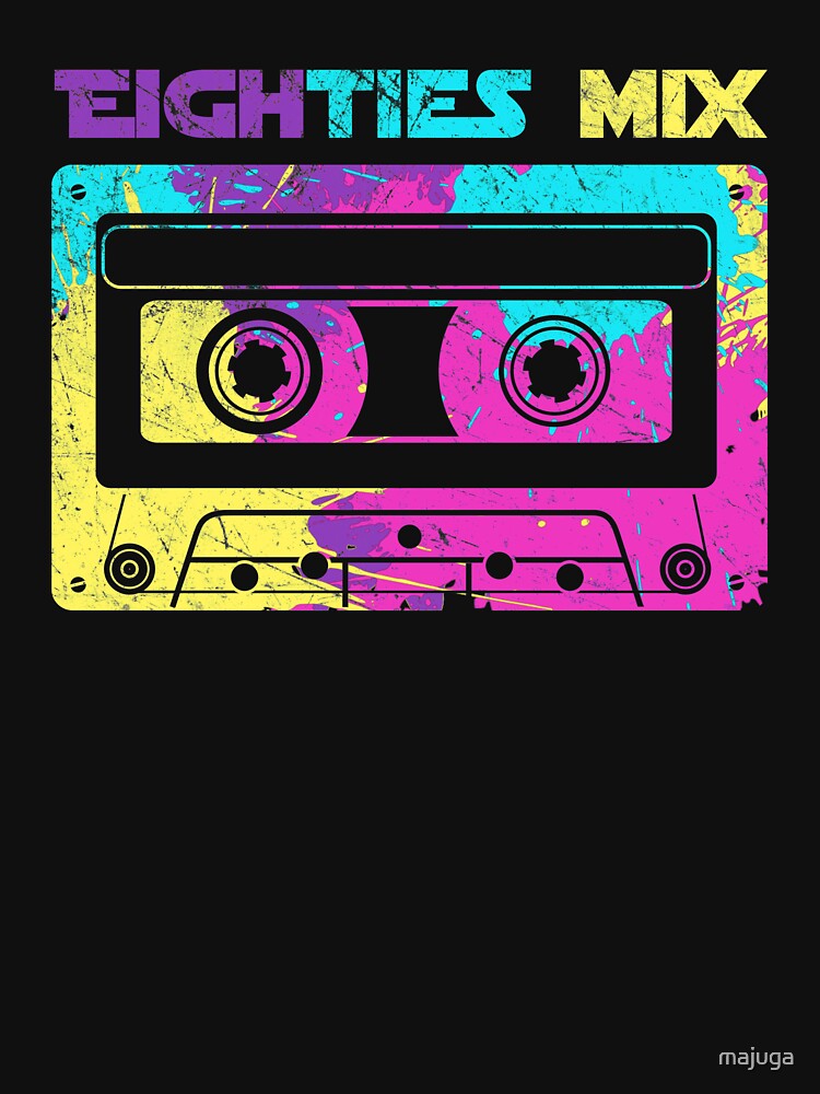 Vintage Retro Music Cassette Tape Mixtape T-Shirt by majuga