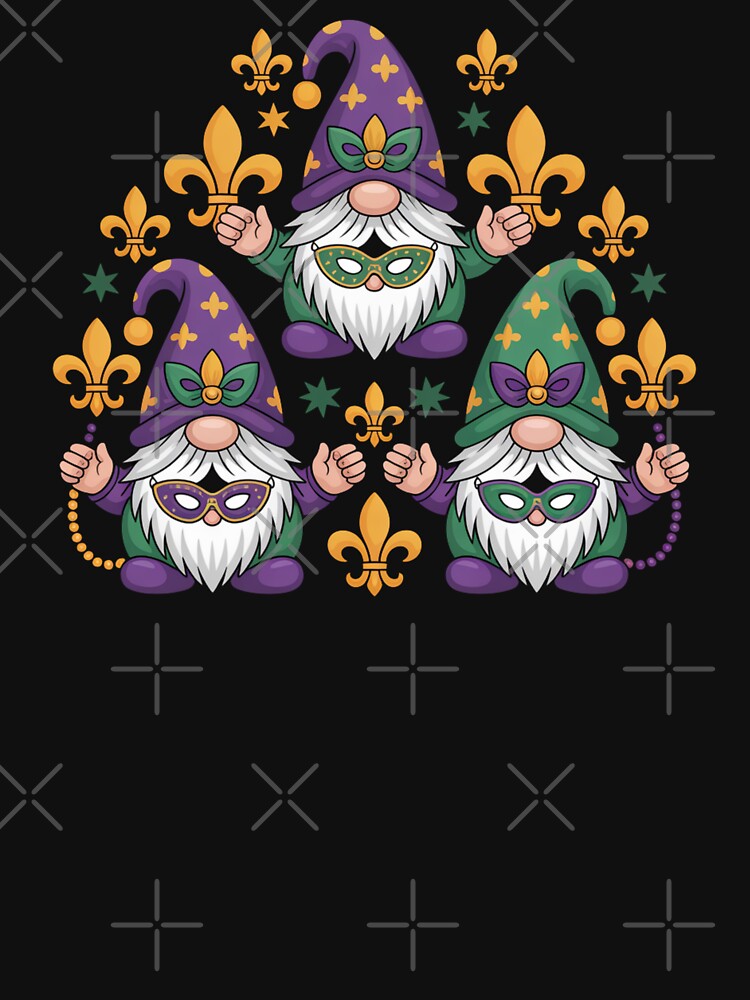 Mardi Gras Fluer Gnome Design by Peter Stawicki