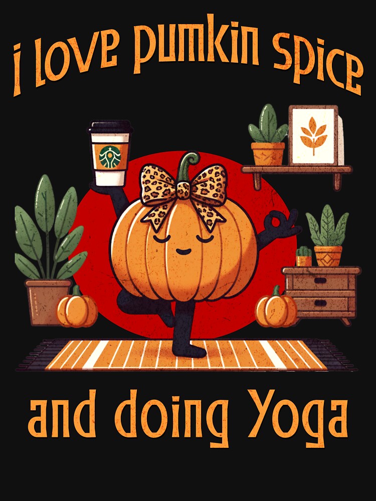 I love pumpkin spice and doing yoga retro coquette style by Rositacapo71