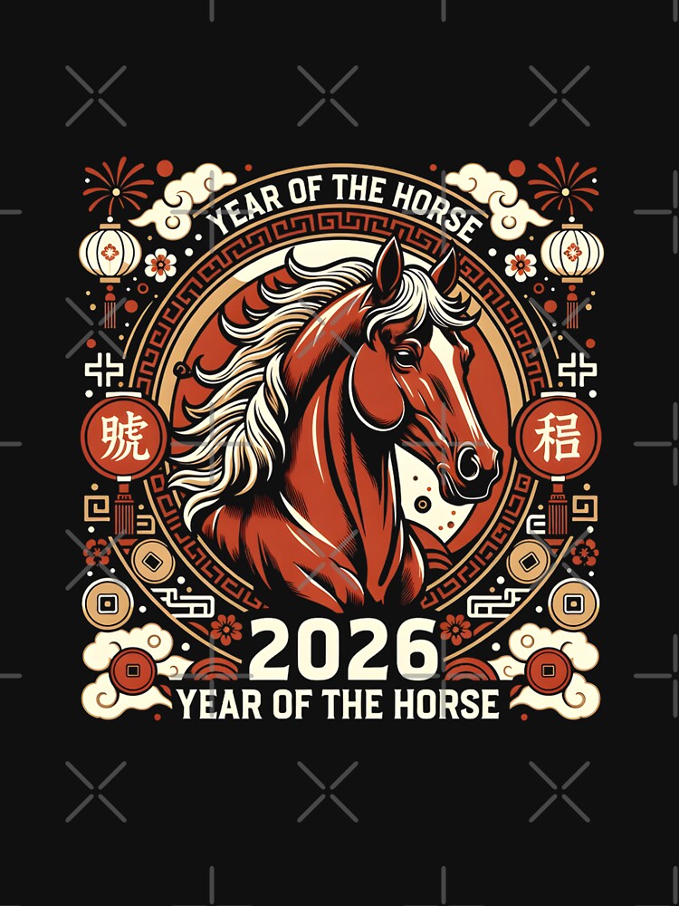 Happy Lunar New Year 2026 Lucky Horse by GrumpySableye