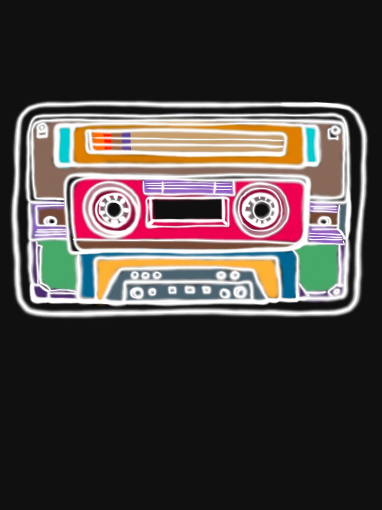 Retro Cassette Tape – Vintage Music Vibes by Lomis Art