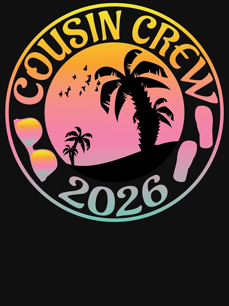 Cousin Crew 2026 Shirt – Matching Cousins Beach Vacation Family Tee by PixelWaveBD
