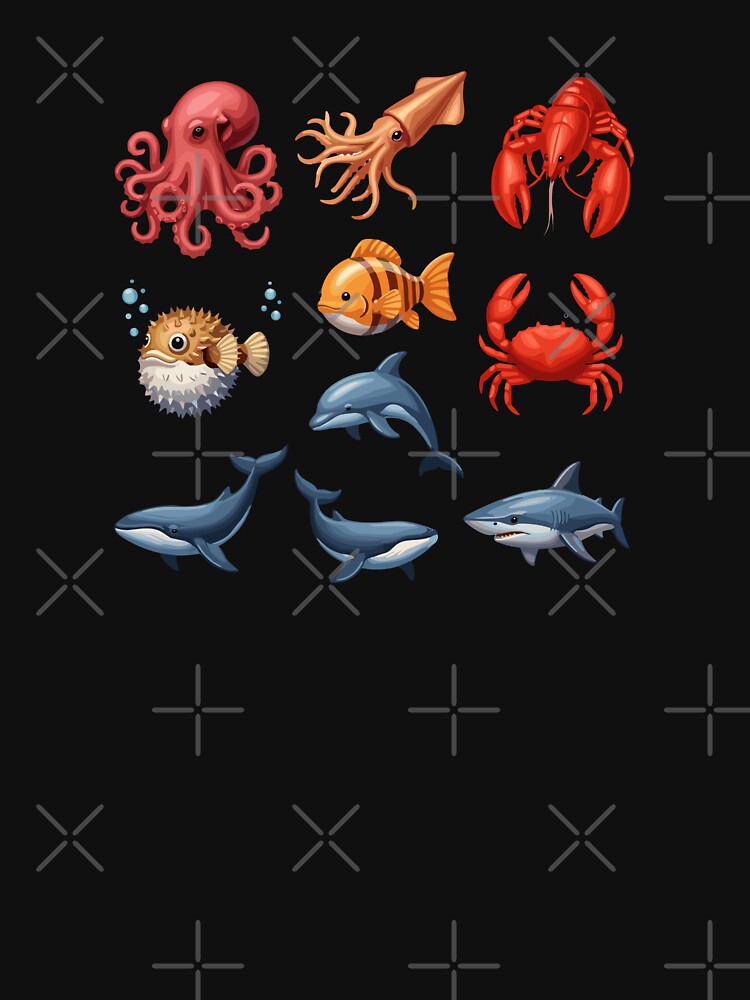 Deep Sea Ocean Animal Marine Life Collection by PopStars1993