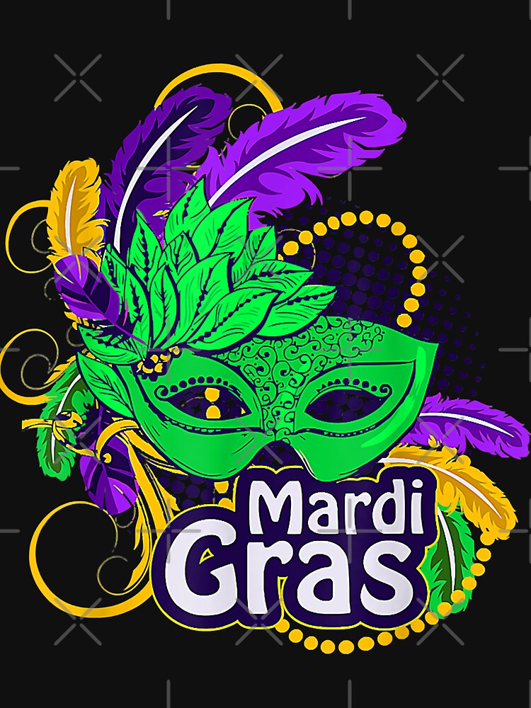 Mardi Gras Mardi Gras 2022 Beads Mask Feathers by Lynette1241