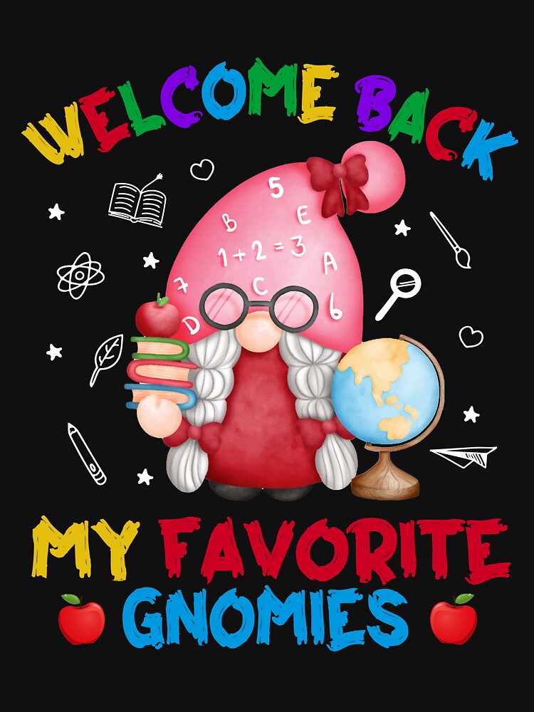 Funny Teacher Gnome Welcome Back To School Gift by SeegerGant