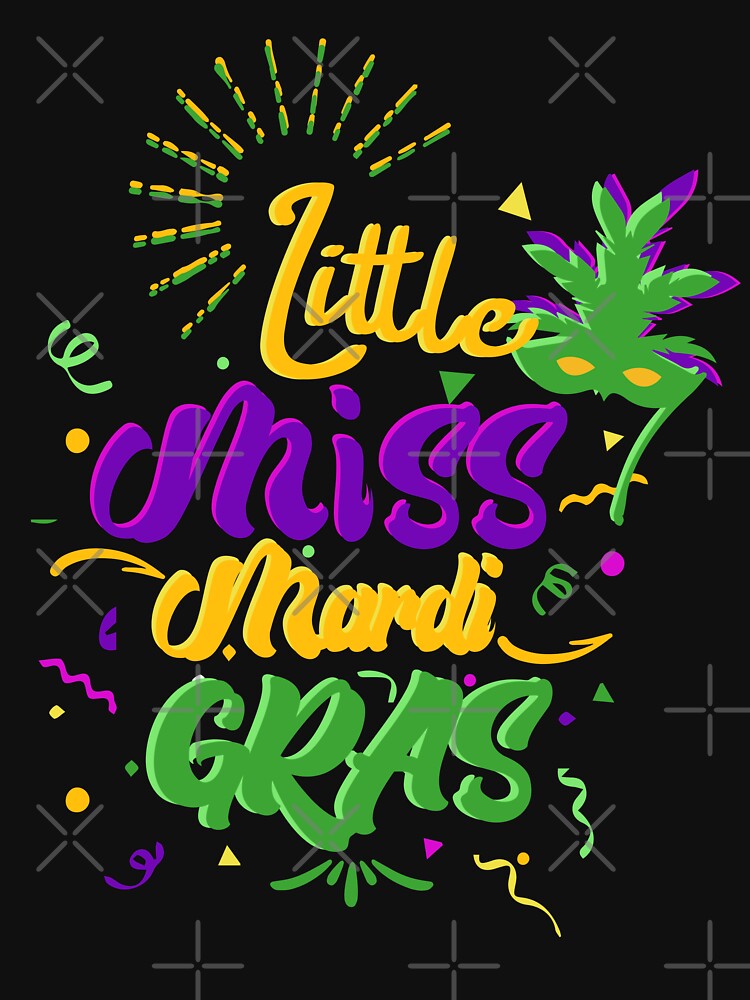 Little Miss Mardi Gras / Funny Mardi Gras 2023 by Siriniart