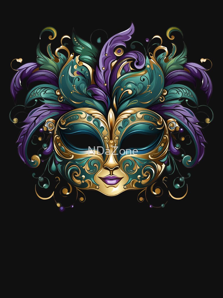 Mardi Gras Party Mask by NDaZone