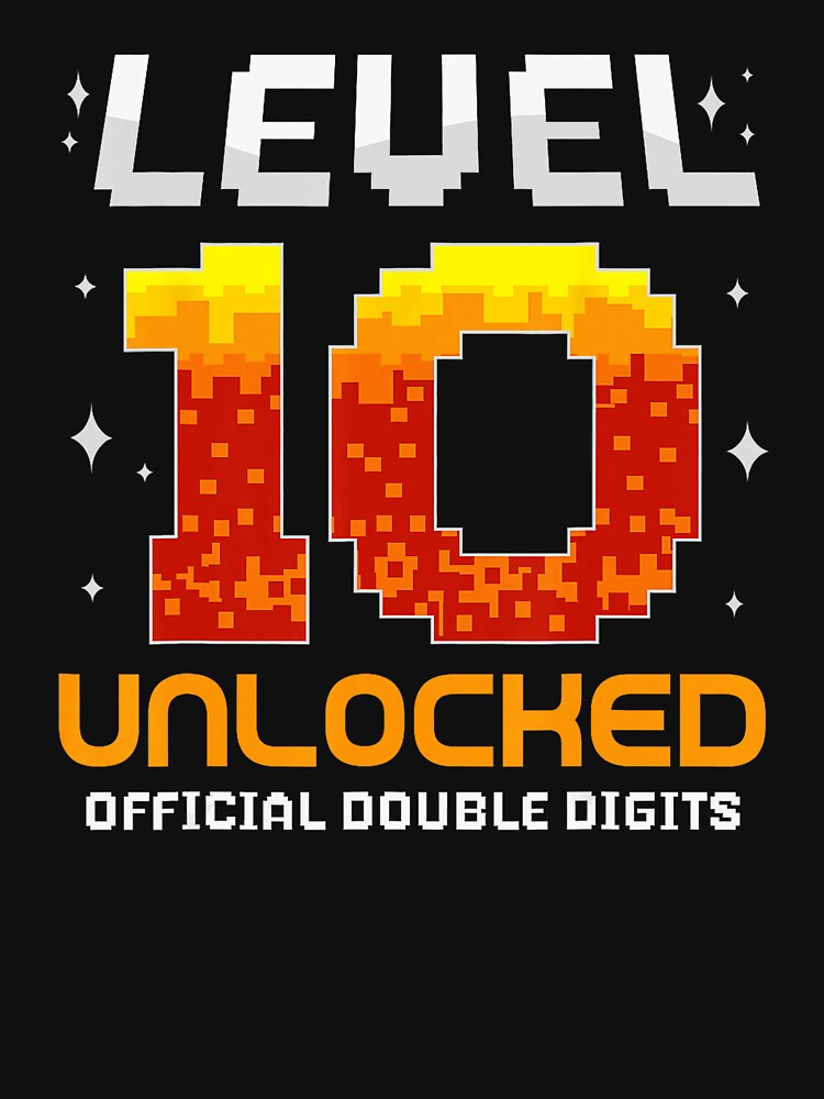 Level 10 Unlocked Pixel Gamer Birthday by FGTV2021