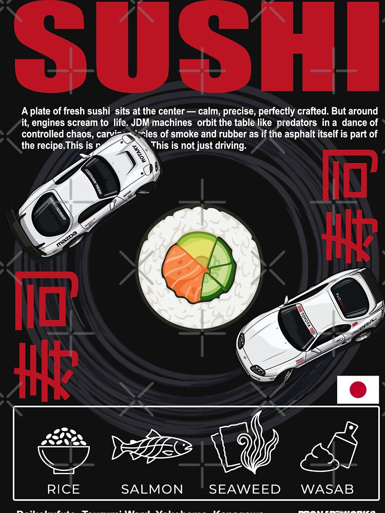 Sushi Drift Culture by BronArtworks