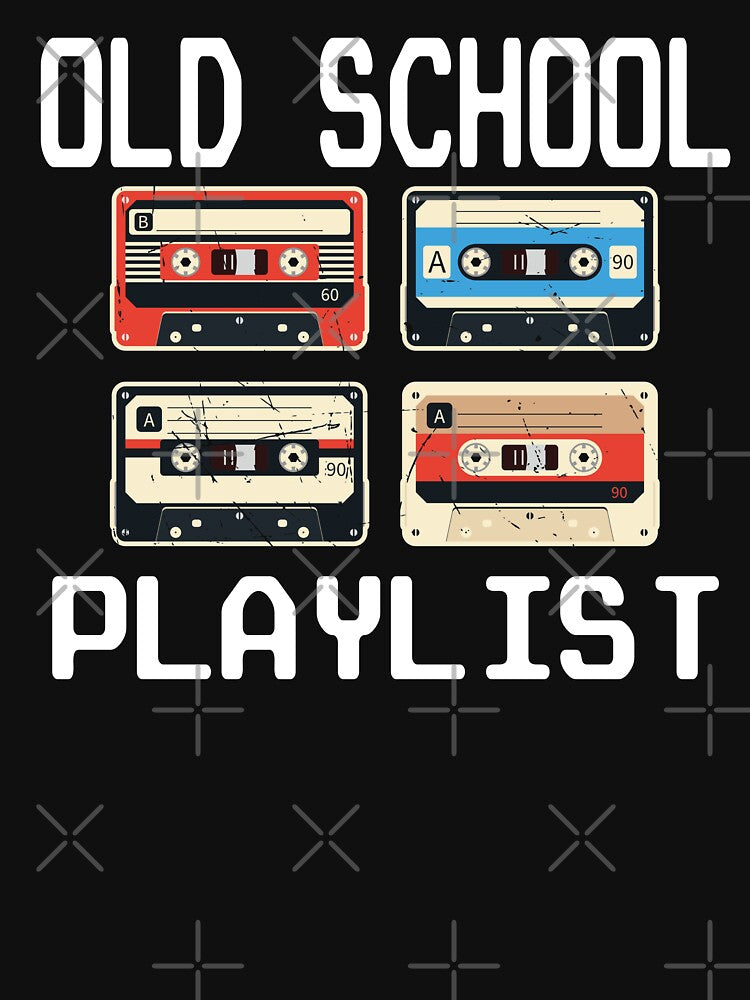Old School Playlist Cassette Tapes by ZiesMerch