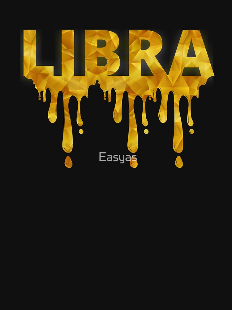 Libra Geometric Birthday Horoscope Zodiac Gift by Easyas
