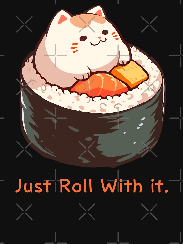 Just Roll With It Sushi Cat Roll by Mushroomskitty
