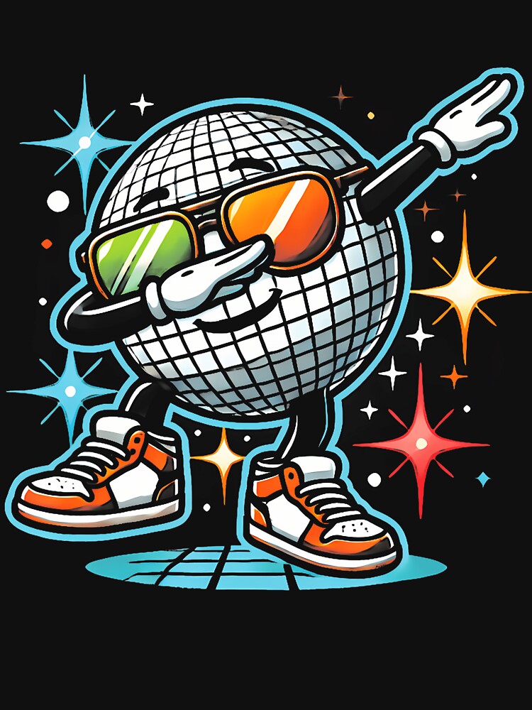 Retro Disco Ball Dabbing 70S Nightclub Dance Party Costume by RuthSheila