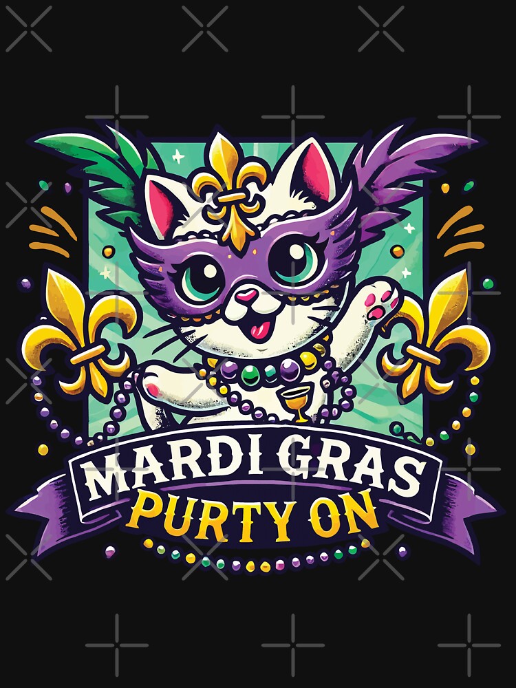 Mardi Gras Purty On Cat Celebration by LuminOrb