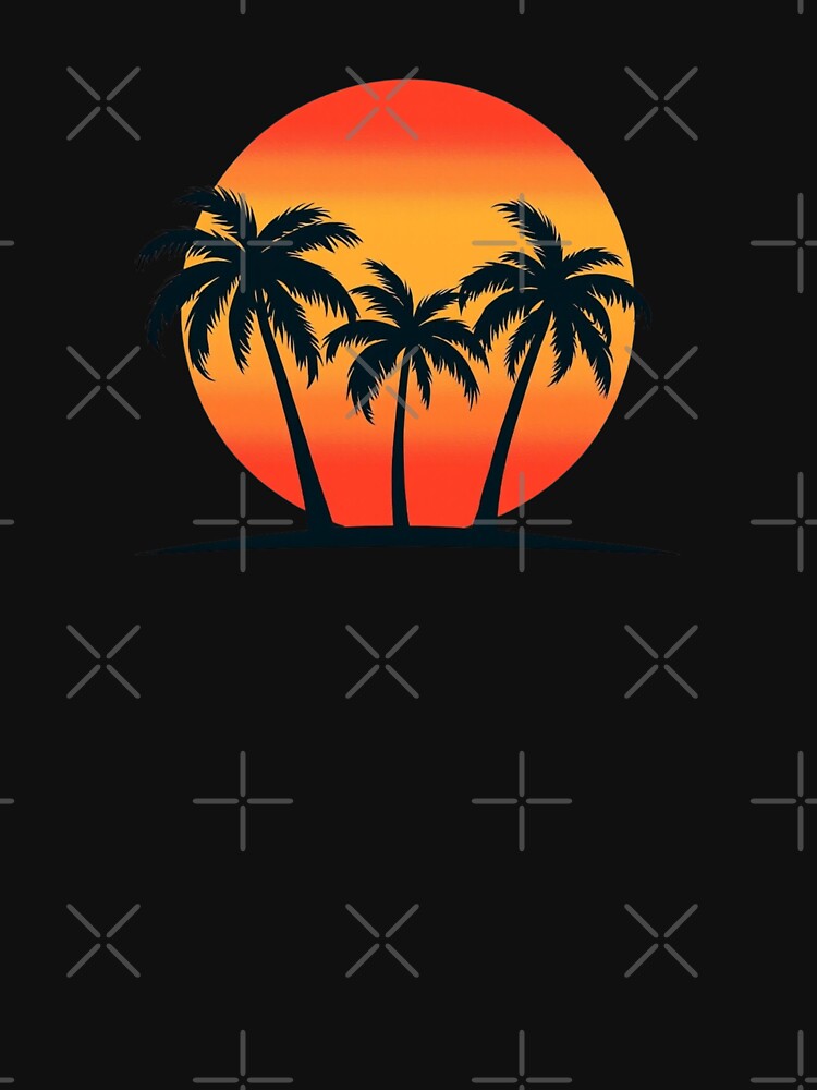 Tropical Sunset Palms by roxysnextgenart