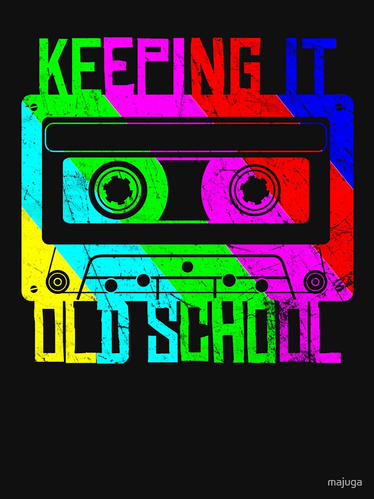 Cassette Tape 80s Retro Music Keeping it old School by majuga