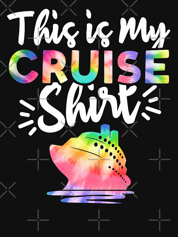 This is my cruise Tie Dye Print For Family Cruise Trip by JokeGysen
