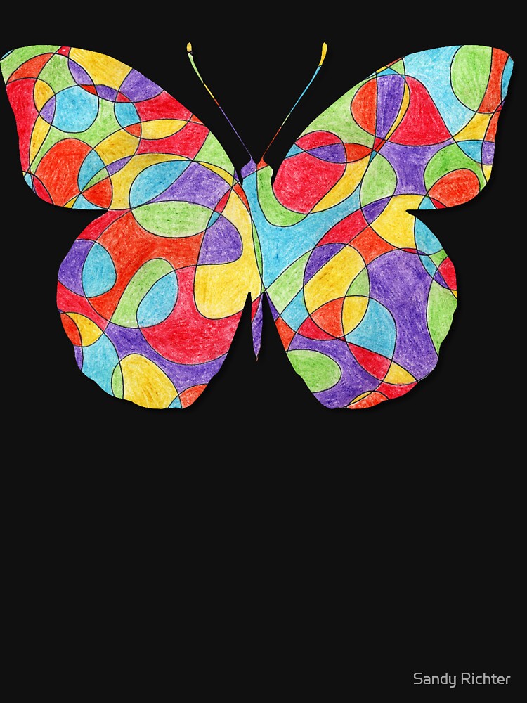 Hand Drawn Colorful Abstract Doodle Pattern by Sandy Richter