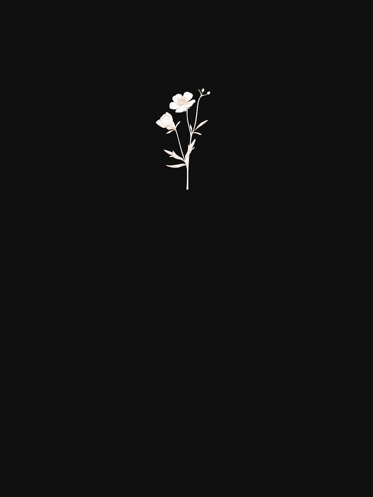 Buttercup Flower Line Drawing by paigelarae1127