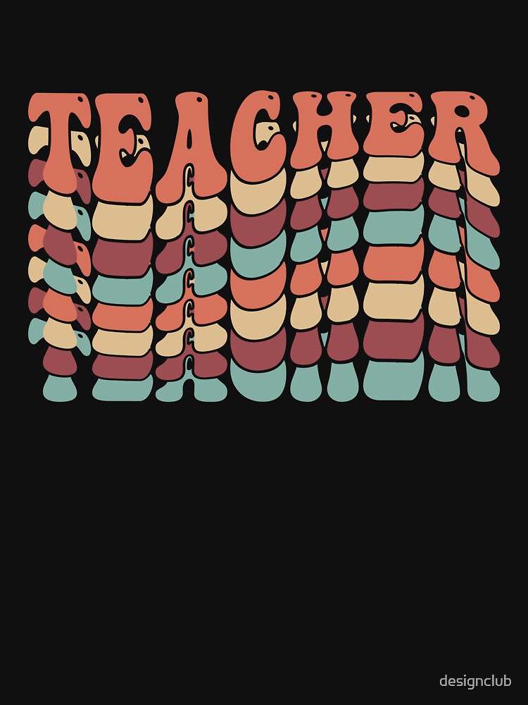 Retro Teacher Back to School by designclub