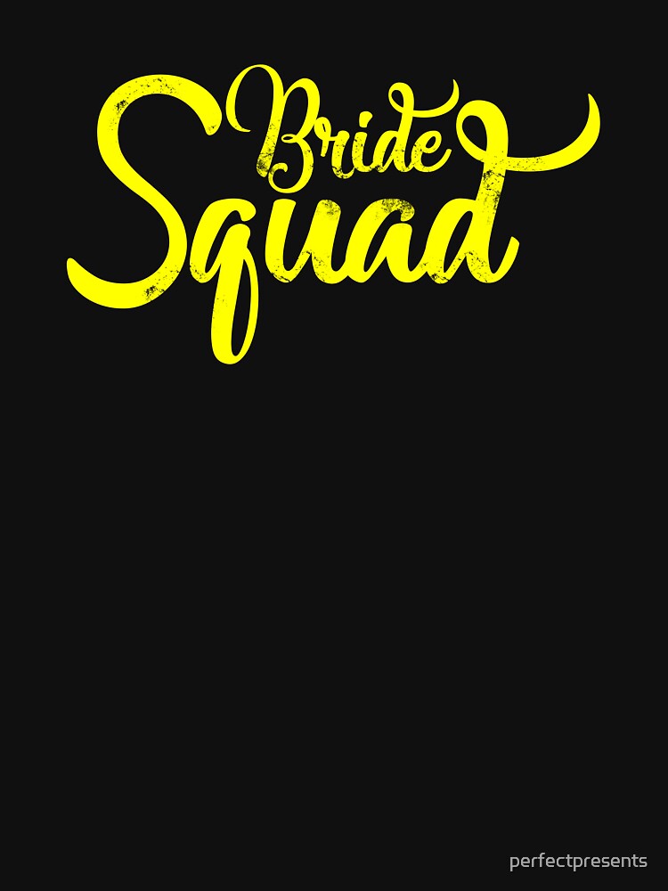 Bride Squad Cute Bachelorette Wedding Group Party by perfectpresents