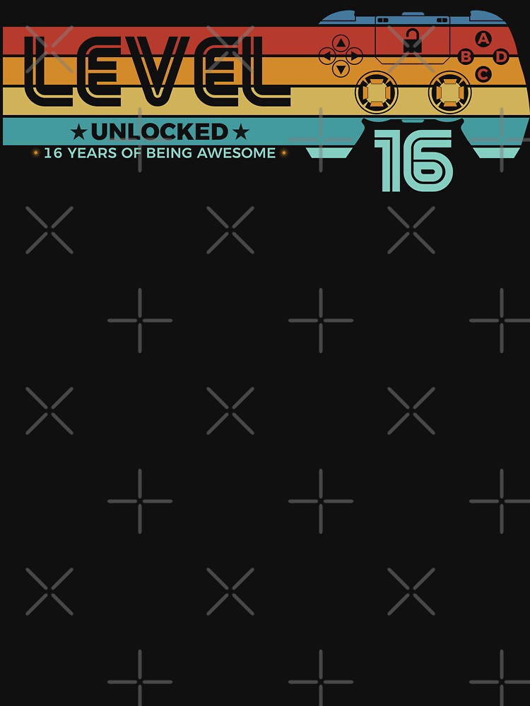Level 16 Unlocked - 16 years old - 16th Birthday Gamer by NH2019