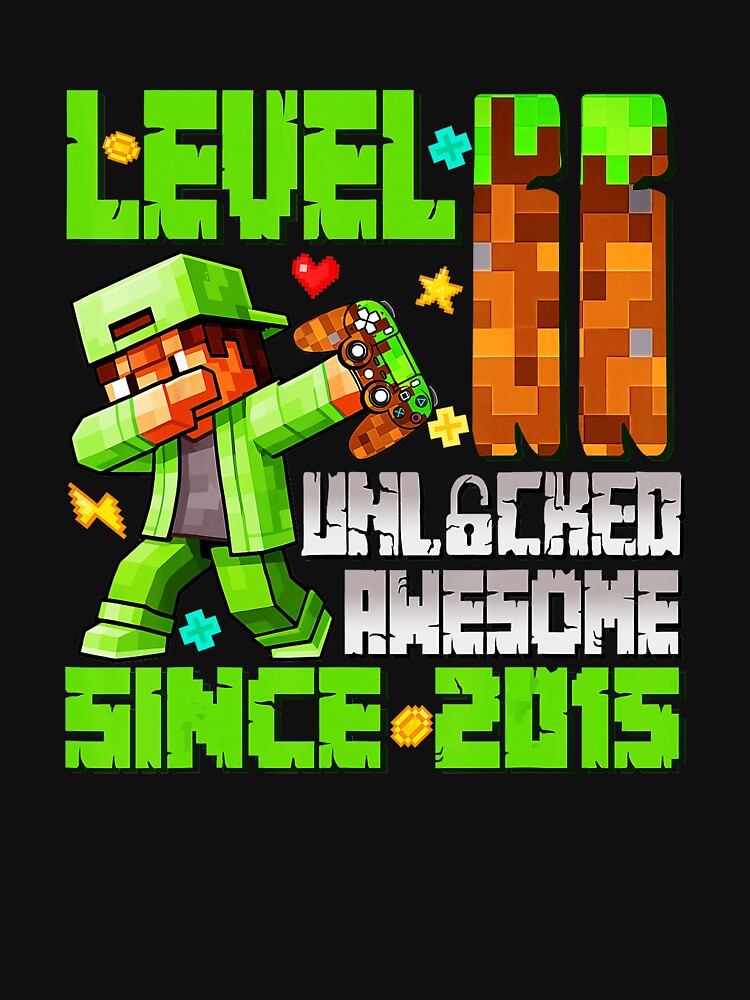 Level 11 Unlocked Awesome Since 2015 Gamer by FGTV2021